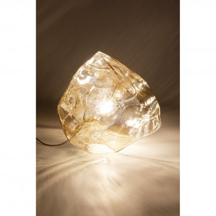 Lampe Aura 30cm ambrée Kare Design