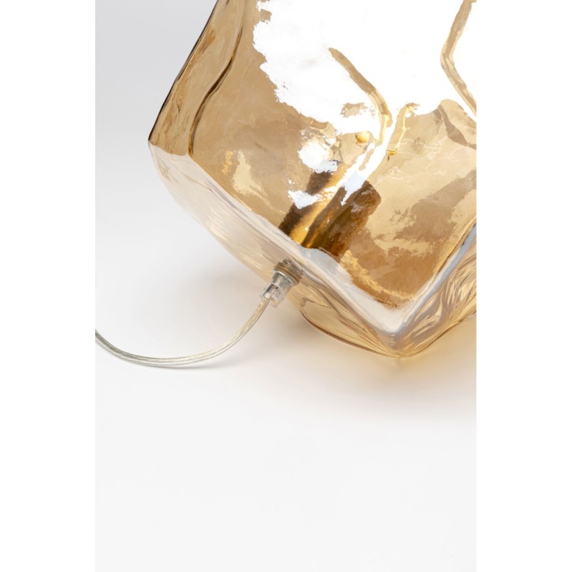 Lampe à poser Aura ambre Ø30cm