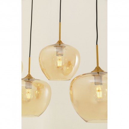 Hanglamp Sphere 5 amber Kare Design