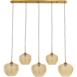 Suspension Sphere ambre Five 160cm