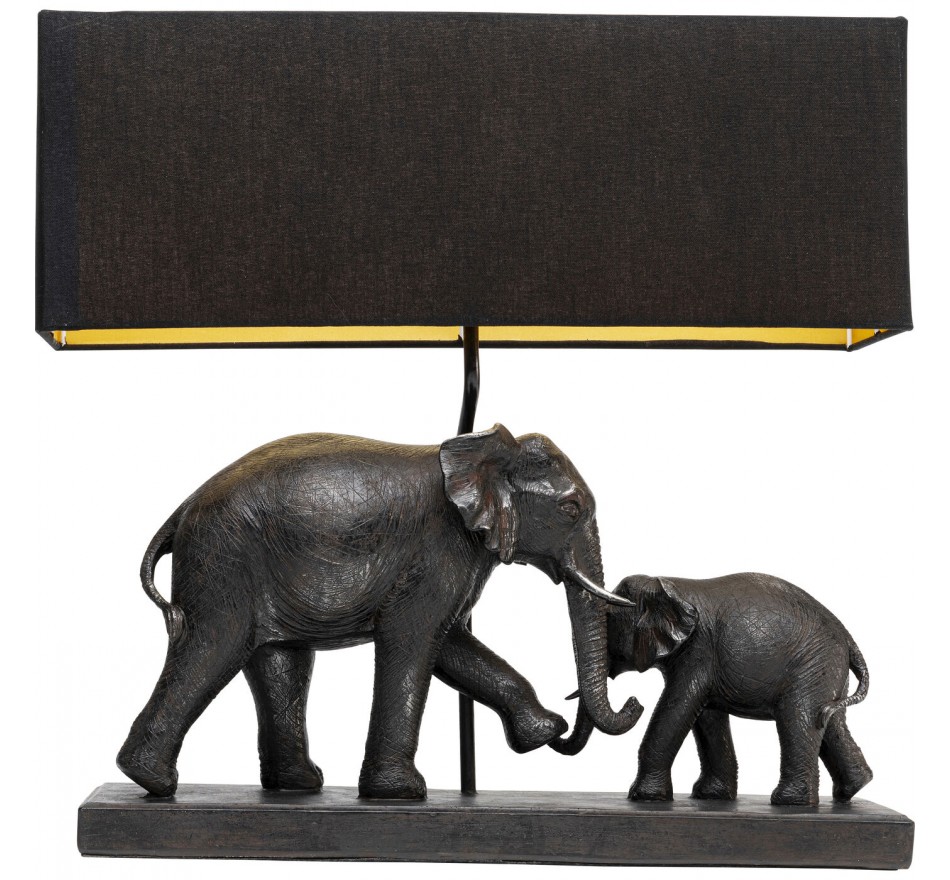Table Lamp elephant family Kare Design