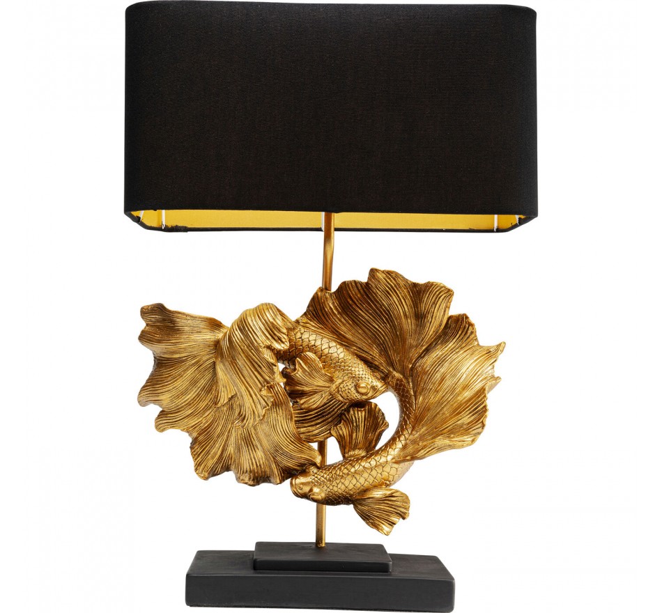 Lampe poissons combattants dorés Kare Design