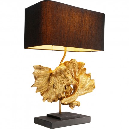 Table lamp golden betta fish Kare Design