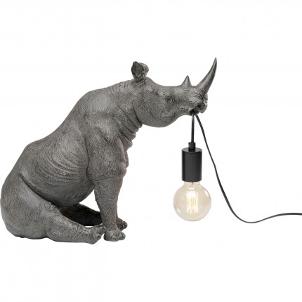 Lampe rhino assis gris Kare Design