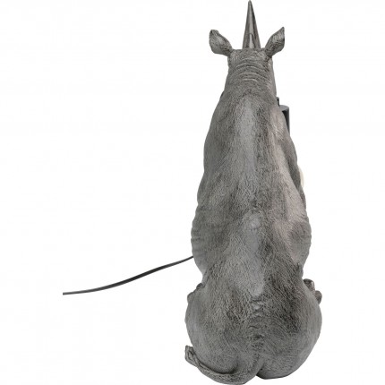 Table lamp grey sitting rhino Kare Design