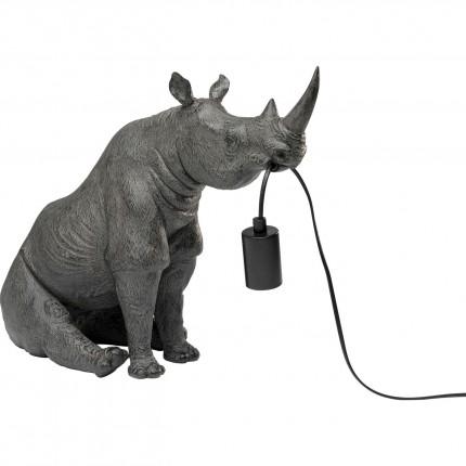 Lampe rhino assis gris Kare Design