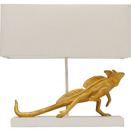 Lampe iguane doré Kare Design