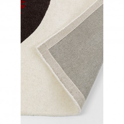 Vloerkleed rood lippen 240x170cm Kare Design