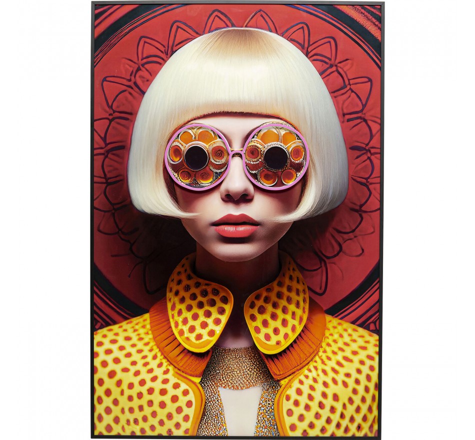 Framed Picture LED Fancy blonde 55x75cm Kare Design