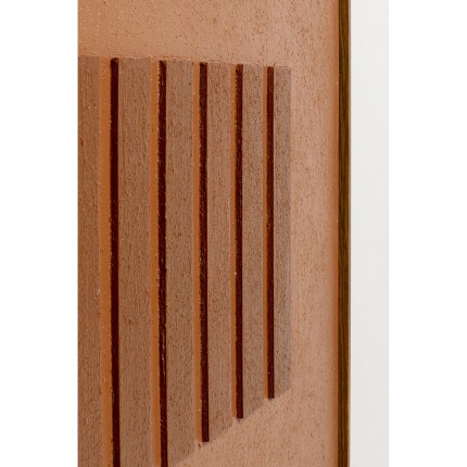 Framed Picture Art Row 100x100cm brown Kare Design