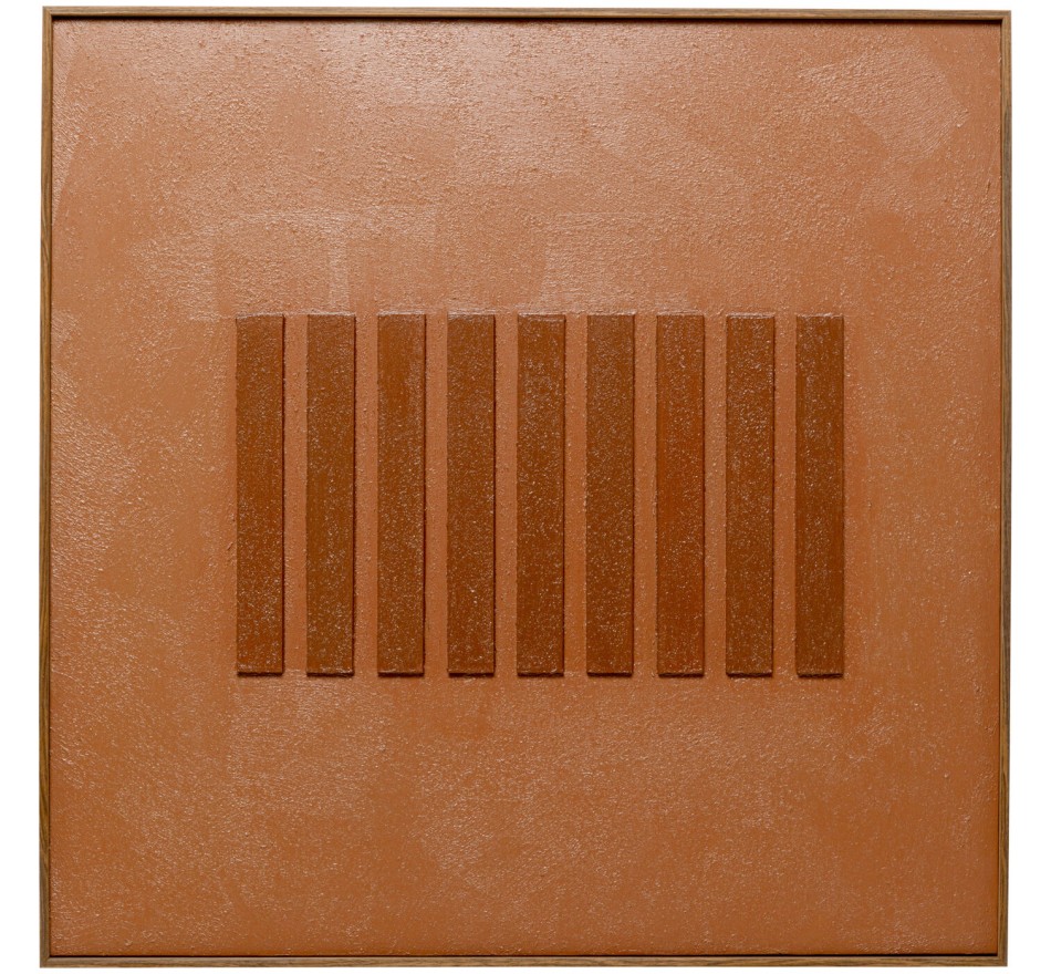 Schilderij Art Row 100x100cm bruin Kare Design