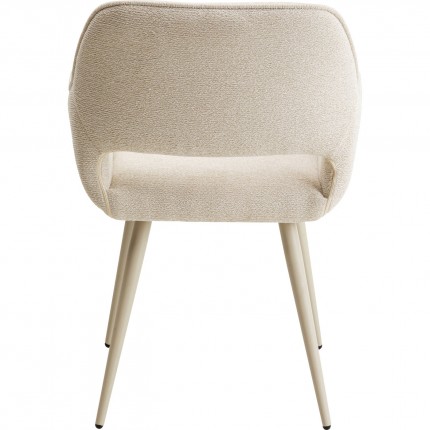 Chair with armrests San Francisco cream Kare Design