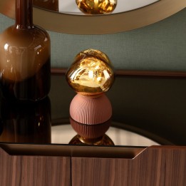 Table Lamp Magic Ball 21cm gold Kare Design