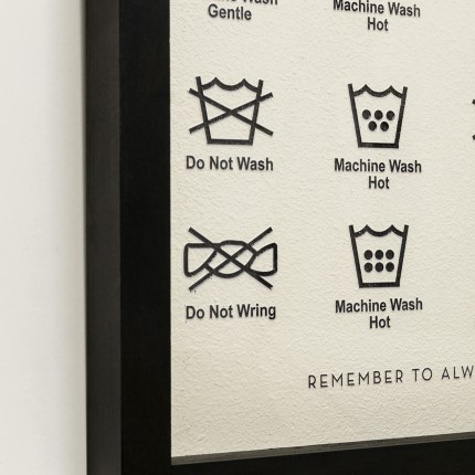 Tableau Frame Laundry 41x61cm Kare Design