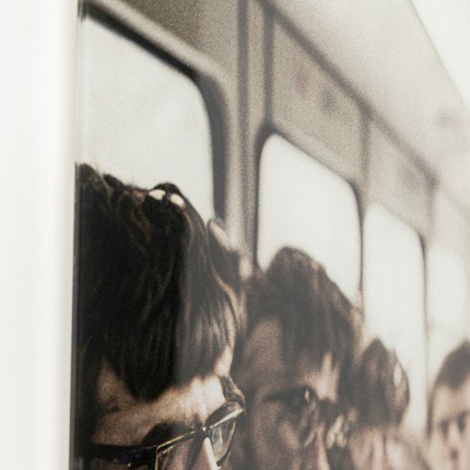 Tableau en verre singe métro 60x60cm Kare Design