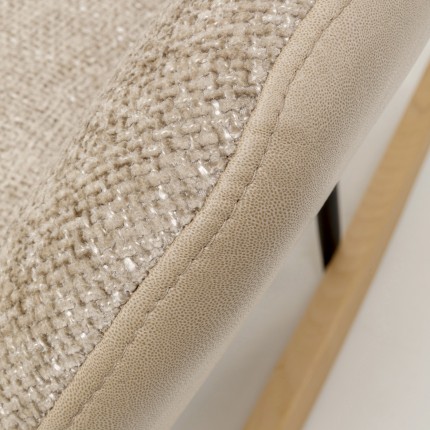 Fauteuil à bascule Romeo beige Kare Design