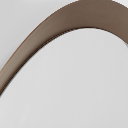 Wall Mirror Arezzo Ø100cm coffee Kare Design