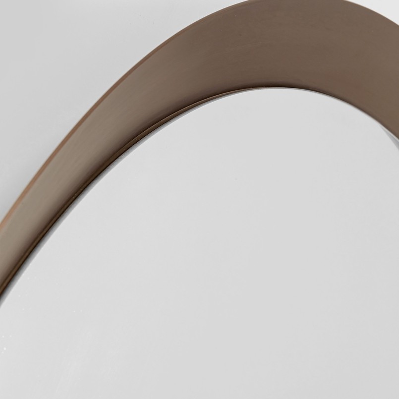 Miroir mural rond bords biseautés - Arezzo Coffee - Kare Design