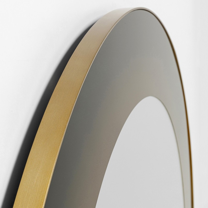 Miroir en acier dégradé marron au noir - Prezioso - Kare Design