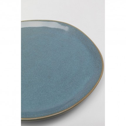 Plate Organic Ø20cm blue (6/Set) Kare Design