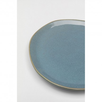 Borden Organic Ø20cm blauw (6/Set) Kare Design