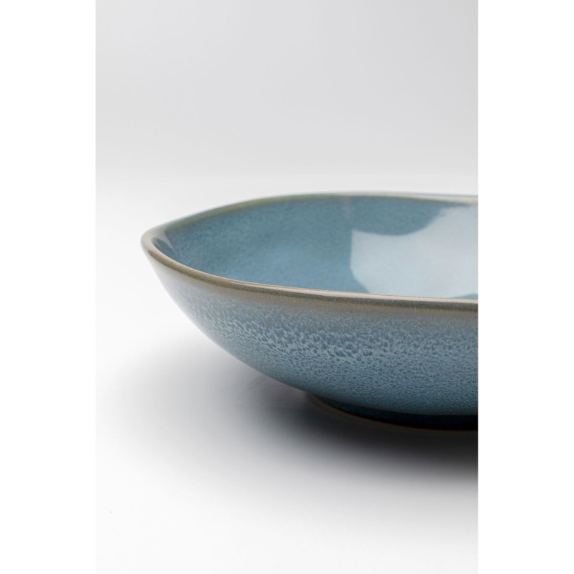 Plate Deep Organic Ø22cm blue (6/Set) Kare Design