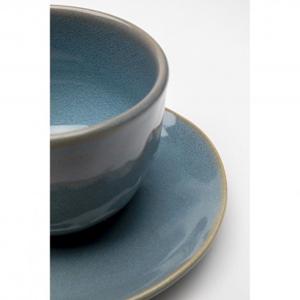 Koffiekoppen Organic blauw (6/set) Kare Design