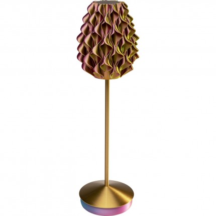 Table Lamp Swirl Sunrise gold Kare Design