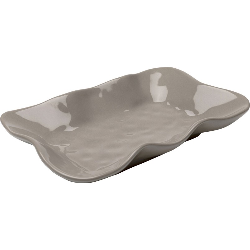 Serving Plate Organic taupe Kare Design