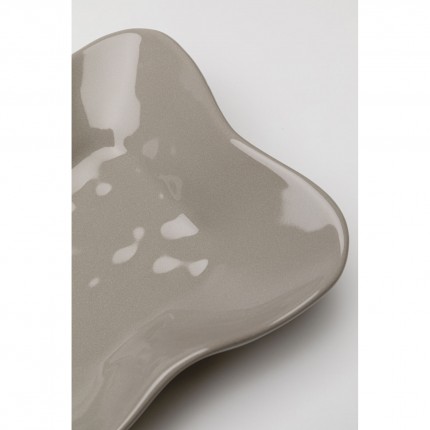 Serving Plate Organic taupe Kare Design