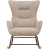 Fauteuil à bascule beige - Romeo - Kare Design