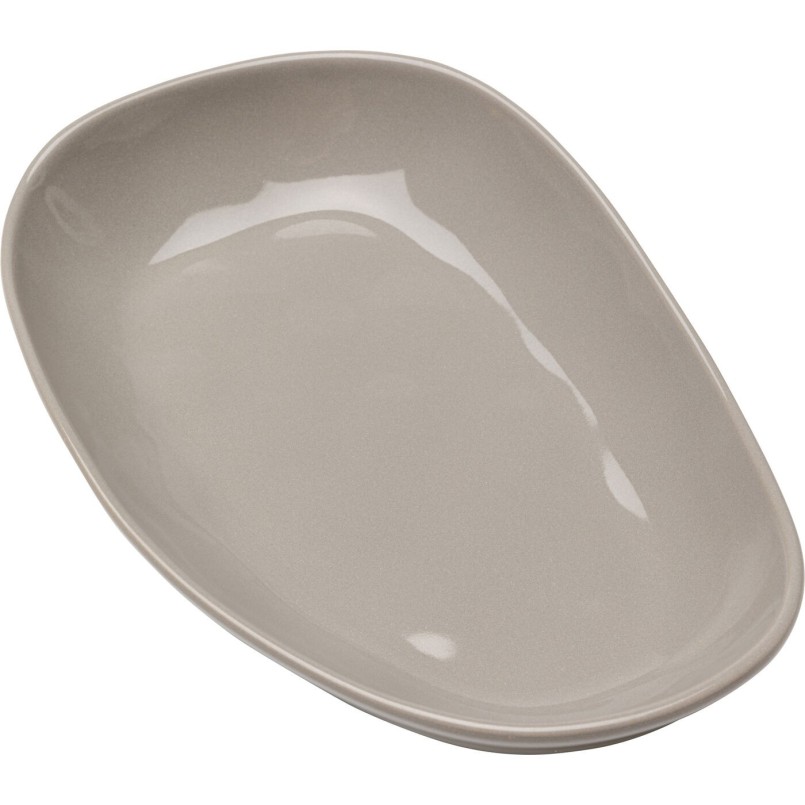 Deep Plate Organic 25cm taupe (4/set) Kare Design