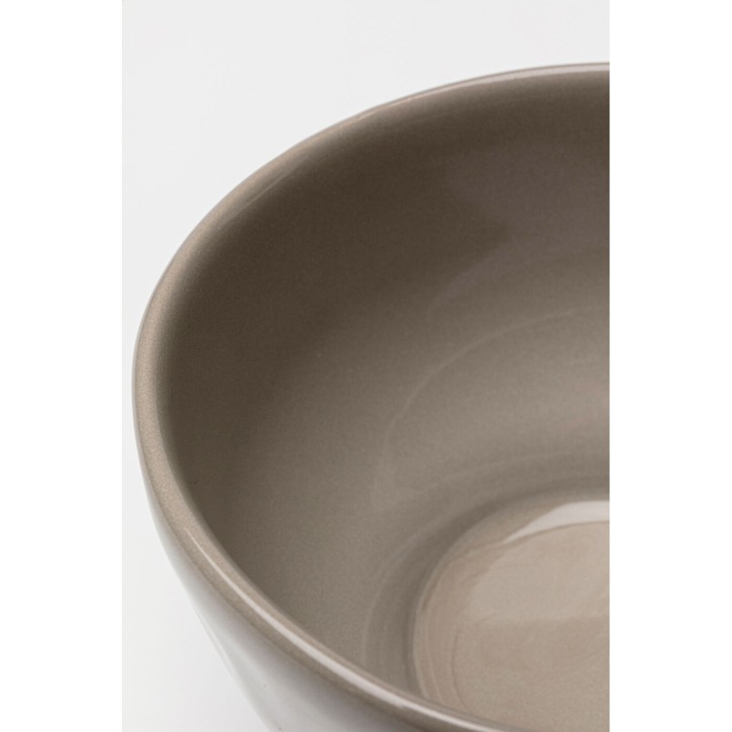 Kommen Organic Ø15cm taupe (6/set) Kare Design
