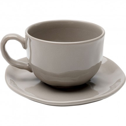 Tasses à café Organic taupe set de 6 Kare Design