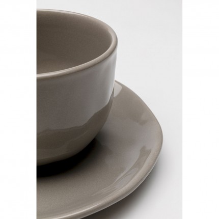 Coffee Cup Organic taupe (6/set) Kare Design