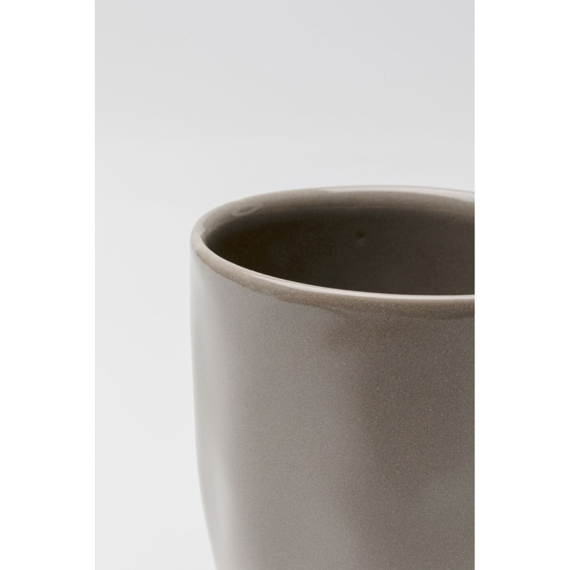 Mugs en faïence taupe - Organic - Kare Design