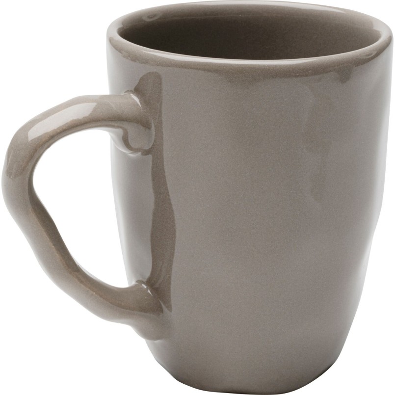 Mug Organic taupe (6/set) Kare Design