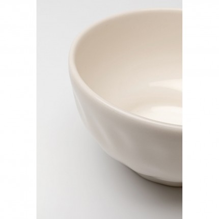 Bowl Organic Ø15cm cream (6/set) Kare Design