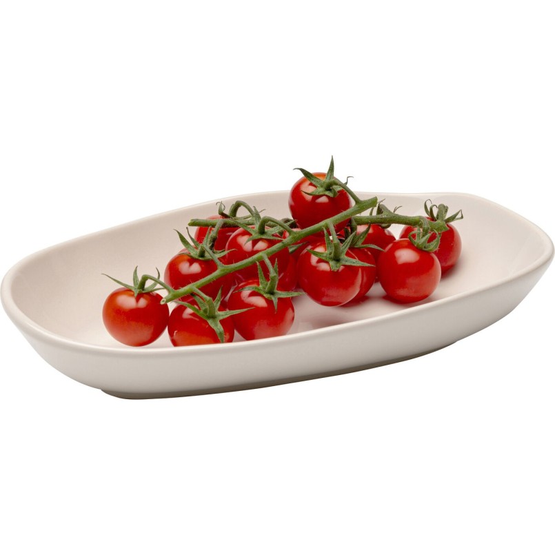 Assiettes creuses en faïence crème - Organic - Kare Design