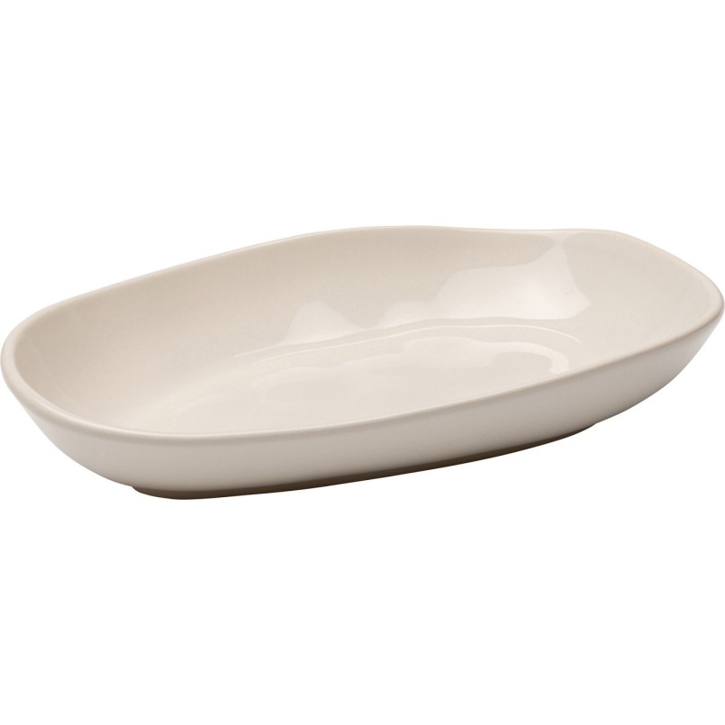 Assiettes creuses en faïence crème - Organic - Kare Design