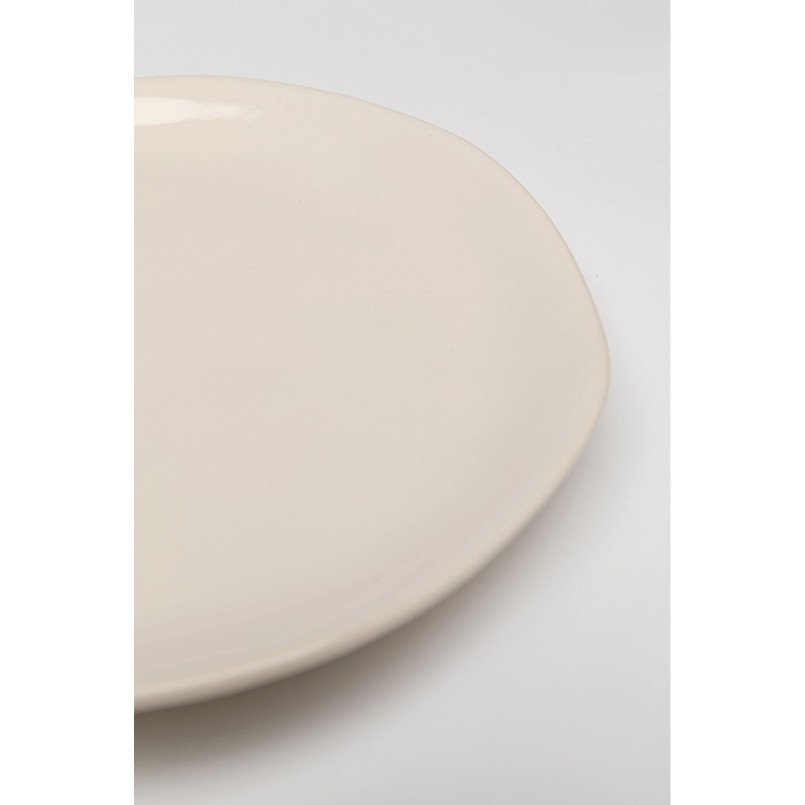 Plate Organic Ø20cm cream (6/Set) Kare Design
