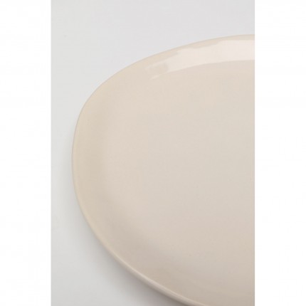 Plate Organic Ø20cm cream (6/Set) Kare Design