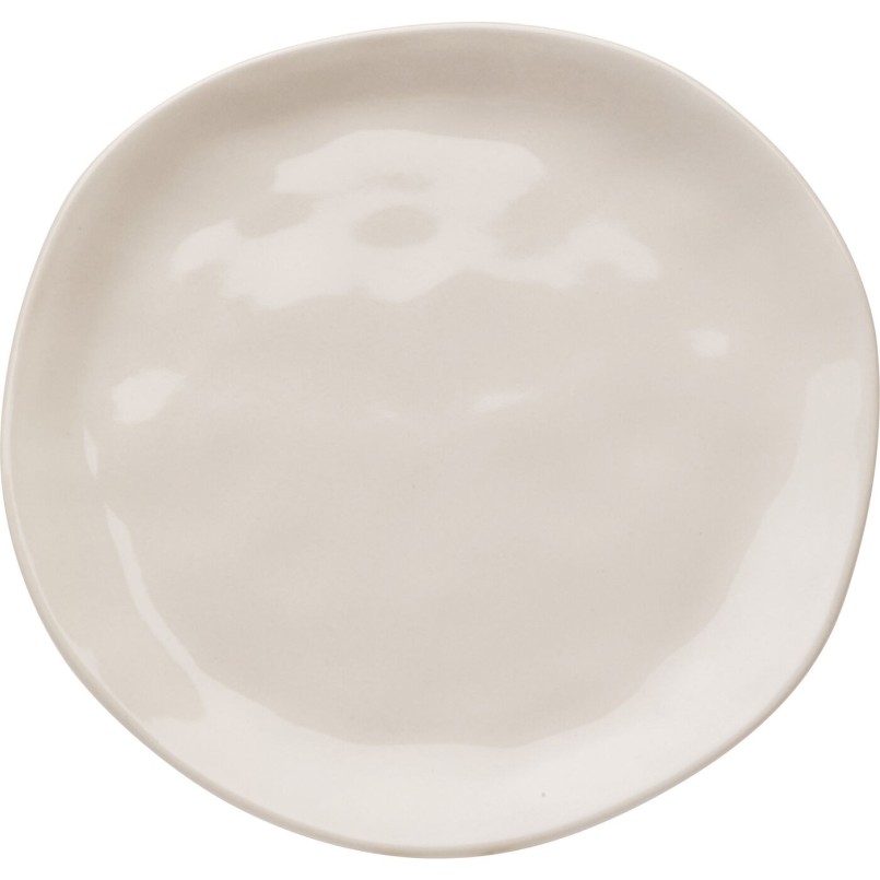 Plate Organic Ø20cm cream (6/Set) Kare Design