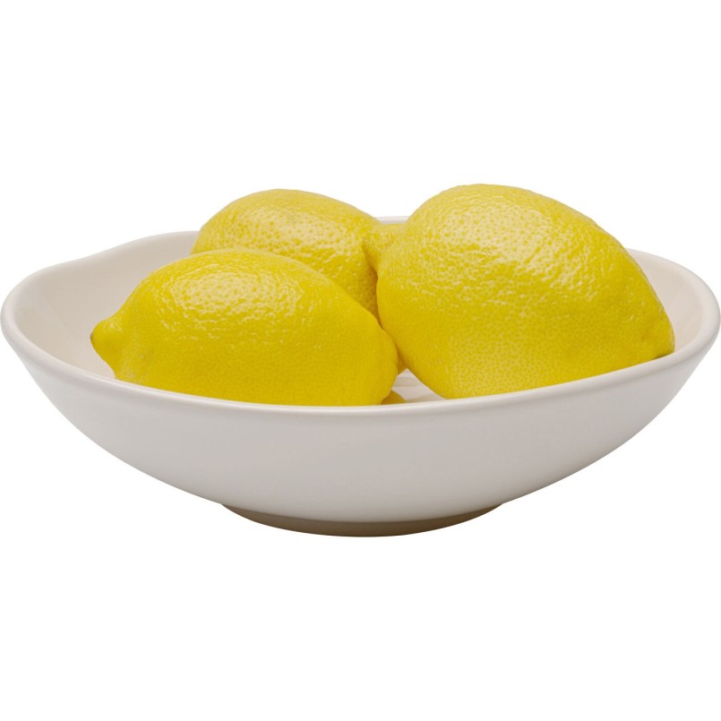 Plate Deep Organic Ø22cm cream (6/Set) Kare Design