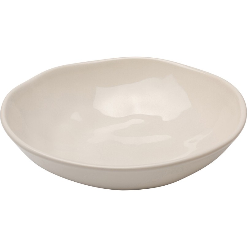 Plate Deep Organic Ø22cm cream (6/Set) Kare Design