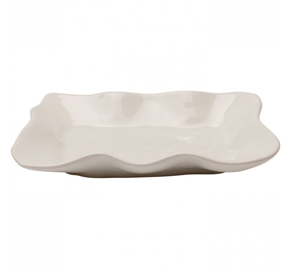 Serveerblad Organic creme Kare Design