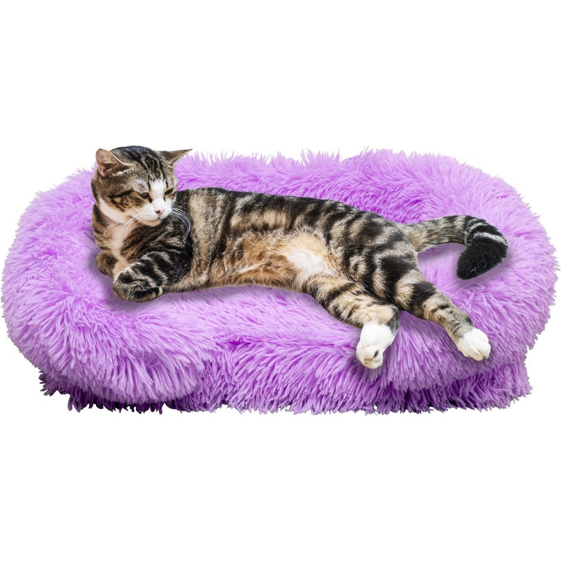 Bed huisdieren Fluffy paars Kare Design