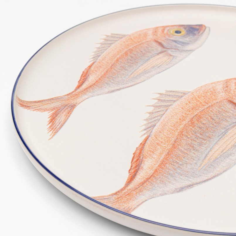 Borden vissen Ø27cm (8/set) Kare Design