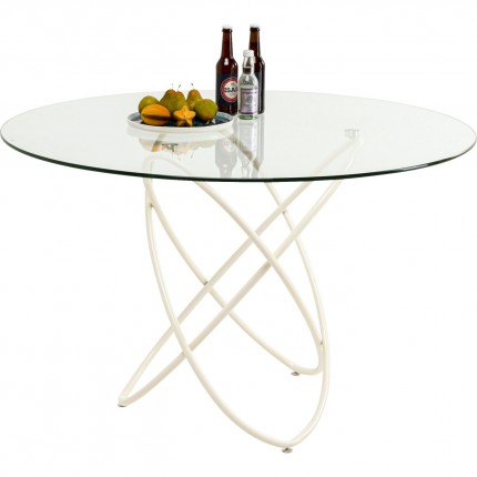Table Molekular 120cm beige Kare Design