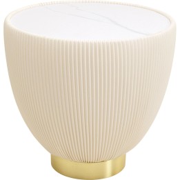 Bijzettafel Endless Vegas Ø47cm beige Kare Design